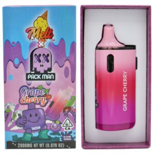 Melt x Packman Grape Cherry Disposable Vape - 2000mg