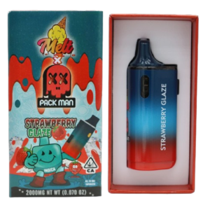 Melt x Packman Strawberry Glaze Disposable Vape