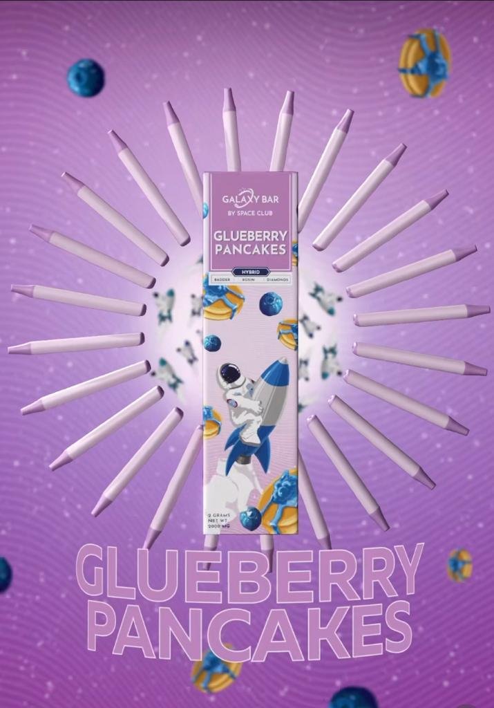 Galaxy Bar Glueberry Pancakes 2G Disposable Vape