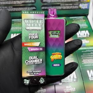 Whole Melt Dual Chamber Disposable Vape: Mango Puree x Mamba OG