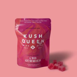 Kush Queen Full Spectrum CBD Gummies - Strawberry
