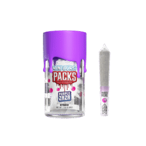 Packwoods UK Mini Bursts Purple Zaza Infused Pre-Rolls - 5 Pack